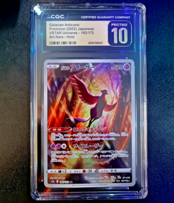 Pokemon Galarian Articuno Art Rare Holo CGC Pristine 10 182/172 Japanese 🔥🔥 - Image 1