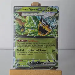 Pokemon Teal Mask Ogerpon EX Holo Sv: Prismatic Evolutions 012/131 Double Rare … - Image 2