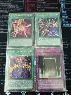 Yugioh Dark Magician Salvation Burning Magic Eternal Soul Quarter Century Rare - Image 1