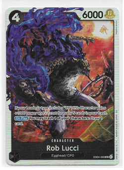 ONE PIECE ADVENTURE ON KAMI'S ISLAND ROB LUCCI EB04-048 FOIL (NEVER PLAYED) - Image 1