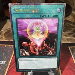 One for One (Quarter Century Secret Rare) RA03-EN056 Quarter Century Bonanza NM - Image 1