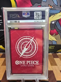Namco One Piece Boa Hancock OP14-041 Alternate Art Foil Leader EN PSA 10 - Image 2