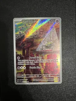 Pokemon TCG Drowzee Scarlet & Violet Base Set 210/198 Holo Illustration Rare - Image 1