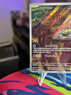 Pokemon TCG Drowzee Scarlet & Violet Base Set 210/198 Holo Illustration Rare - Image 5