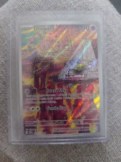 Pokemon TCG Drowzee Scarlet & Violet Base Set 210/198 Holo Illustration Rare - Image 1