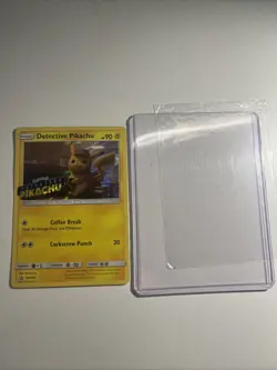 Pokemon TCG Detective Pikachu SM190 Promo Card Stamped - Image 1