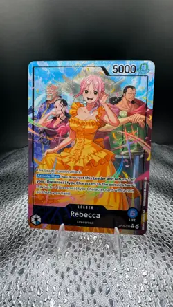 NM Rebecca (Alt Art) OP15-039 Adventure on KAMI's Island- ONE PIECE Card ENGLISH - Image 1