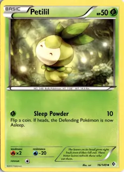 Petilil 16/149 Boundaries Crossed Pokemon Card TCG - Image 1