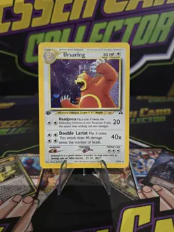 1st ED Ursaring 15/75 Neo Discovery Pokemon Card Light Play Condition, Rare Holo - Image 1