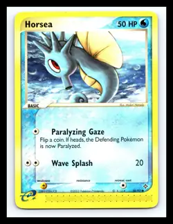 💥 Horsea - Non Holo - 58/97 EX Dragon - Pokemon TCG - Vintage Card - Image 1