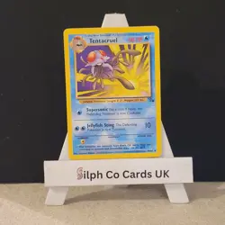 Tentacruel 44/62 Fossil Set Pokemon Card WOTC - Image 1