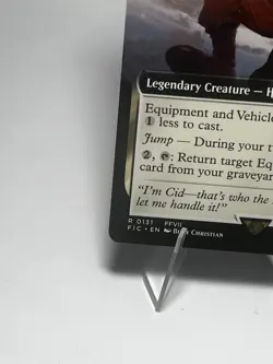 Cid, Freeflier Pilot (Extended Art) #131 (NM) Final Fantasy FIC Magic MTG - Image 4