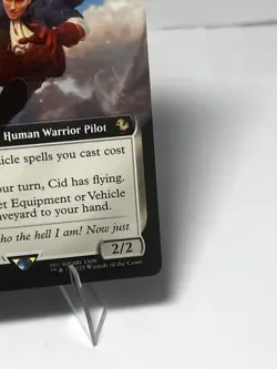 Cid, Freeflier Pilot (Extended Art) #131 (NM) Final Fantasy FIC Magic MTG - Image 5