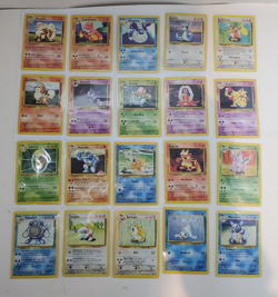 1999 Pokemon TCG Unlimited Base Complete 20 Card Uncommon Set Run #23 to #42 - Image 1