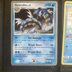 Pokemon Gyarados TCG Card Stormfront 19/100 World Championship 2010 RARE - - Image 1