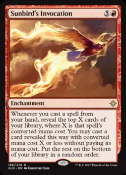 Sunbird's Invocation - Light Play MTG Ixalan - Image 1