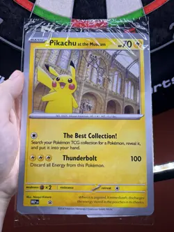 Pikachu at the Museum Promo Jumbo Card Sealed - Pokemon TCG - Image 1