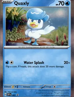 Quaxly Promo Water Holofoil SV: Scarlet & Violet Promo Cards 003 NM - Image 1