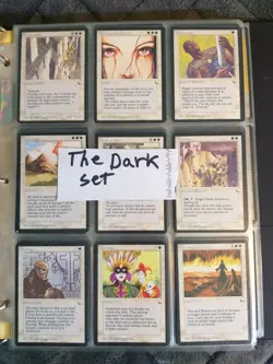 Magic the Gathering The Dark 1994 Complete Set 119/119 MTG Cards - Image 1