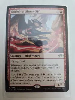 mtg, Slickshot Show-Off -Outlaws of Thunder Junction Regular NM - Image 1