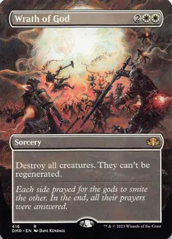 Wrath of God (Borderless) - 416 - Dominaria Remastered - NM - Normal - Image 2