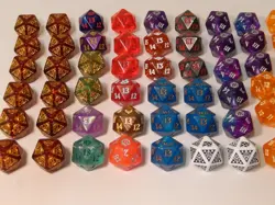 Magic The Gathering RARE D20 Oversize Life Counter Lot of 55 Dice LOTR NEW MINT! - Image 2
