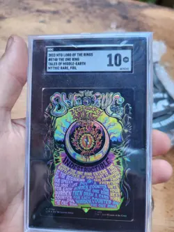 Magic the Gathering # 748 2023 The One Ring Mythic Rare Foil Graded 10 GM SGC - Image 3