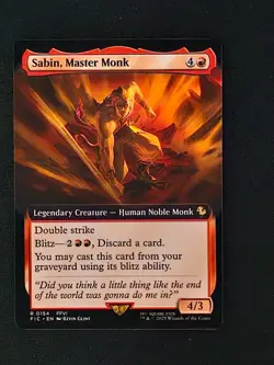 MTG: Final Fantasy - Sabin, Master Monk Extended Art - Image 1