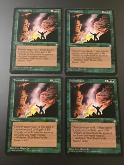 MTG Ice Age Thermokarst (x4) playset LP-MP - Image 1