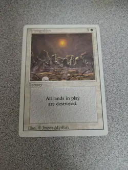 vintage magic the gathering Armageddon Revised Ed. rare lp - Image 3