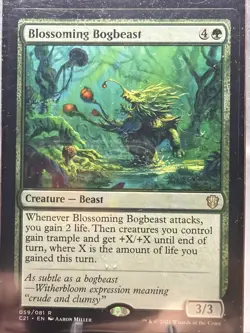 Blossoming Bogbeast 059 Commander 2021 Regular Magic The Gathering - Image 2