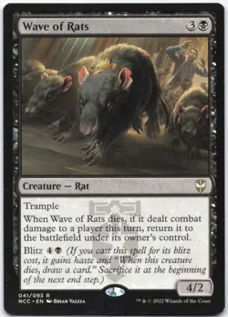 Wave of Rats Normal R Commander: Streets of New Capenna 41 NM - Image 1