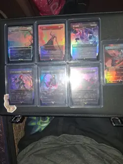 MTG Seven Final Fantasy Japanese Secret Lair Foils - Image 1