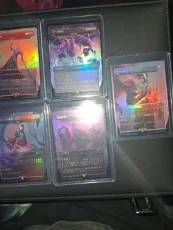 MTG Seven Final Fantasy Japanese Secret Lair Foils - Image 3