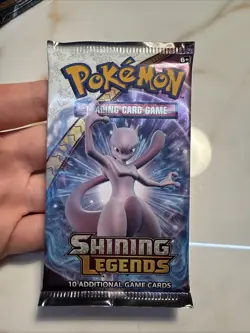 Pokemon TCG Sealed Shining Legends Booster Pack Mewtwo Artwork English Mint - Image 2