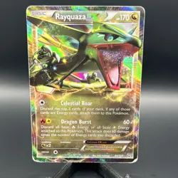 Pokemon Rayquaza EX Full Art Ultra Rare Holo Dragons Exalted 85/124 170 HP - Image 1