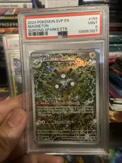 Pokemon TCG Magneton SVP 159 Surging Sparks Promo Psa 9 - Image 2