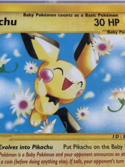 2002 POKEMON EXPEDITION PICHU #58 PSA9 MINT - Image 2