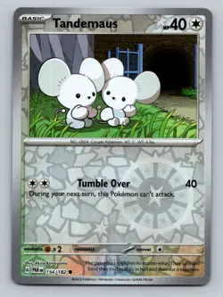 Pokemon Tandemaus SV04: Paradox Rift 154/182 Near Mint NM Reverse Holo - Image 1