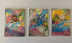 Rowlet, Litten, Popplio MEP 045 044 043 - First Partner Promo - Pokemon TCG - NM - Image 1