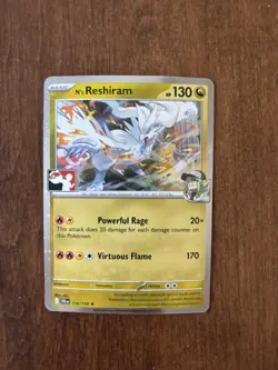 N’s Reshiram Cosmos Holo Prize Pack Series 8 - Pokemon Journey Together 116/159 - Image 1