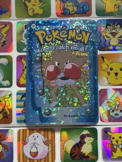 Pokemon 151 Vintage Pocket Monsters Vending HOLO Prism Sticker 2000 Nintendo - Image 4