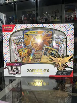Pokemon TCG: Scarlet & Violet 151 Zapdos EX Collection Box, Sealed Box - Image 1
