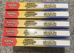 Pokemon TCG Ascended Heroes - First Partners Deluxe Pin Collection - SEALED x5 - Image 1