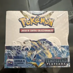 SPANISH ~ Pokemon TCG Sword & Shield Silver Tempest Booster Box 36 Packs SEALED - Image 1