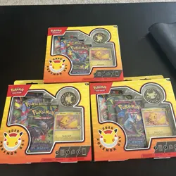 Pokemon TCG 2026 Pokemon Day Sealed Box Lot (3) Pikachu Promo & Booster Packs - Image 3