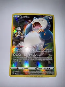 Snorlax TG10/TG30 Holo Trainer Gallery Rare Lost Origin Trainer Gallery Pokemon - Image 1