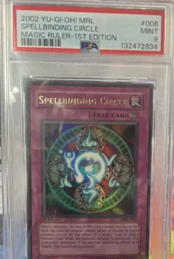 Yu-Gi-Oh! Spellbinding Circle Magic Ruler 1st Edition PSA 9 MRL-006 English - Image 1