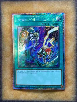 Yugioh Dimension Fusion RA03-EN136 Platinum Secret Rare 1st Ed NM - Image 1