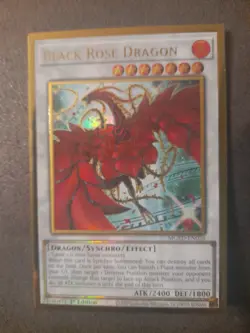 Yu-Gi-Oh! TCG Black Rose Dragon MGED-EN026 Maximum Gold: El Dorado 1st Edition - Image 1